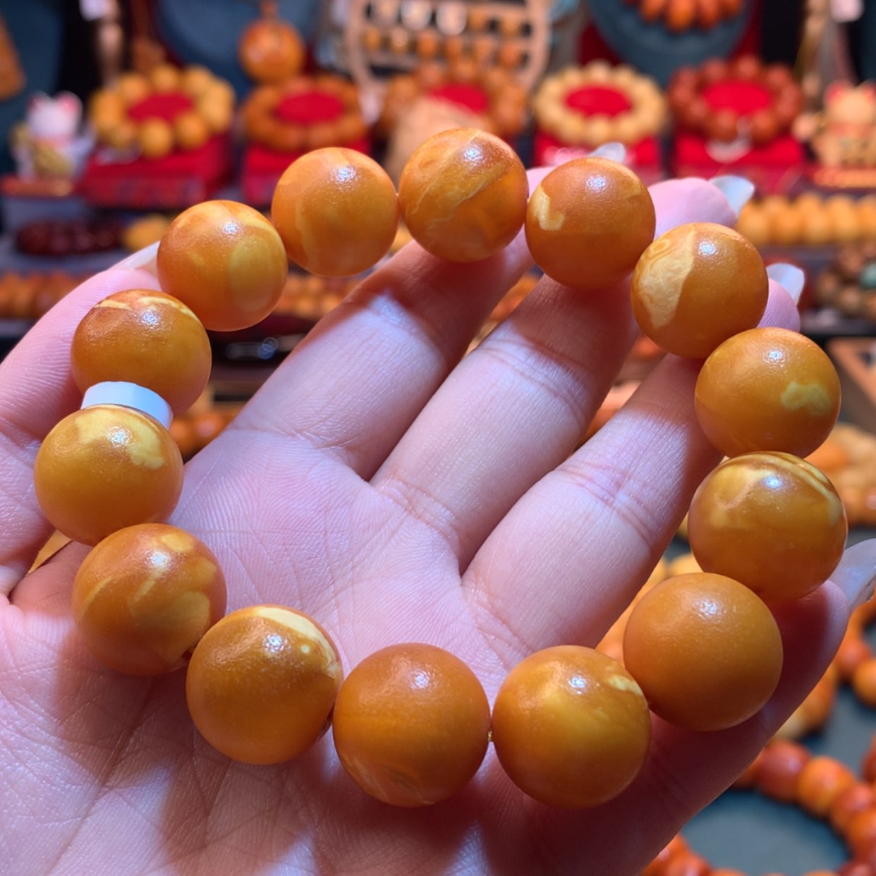 【闪购商品】蜜蜡手串未镶嵌蜜蜡手串