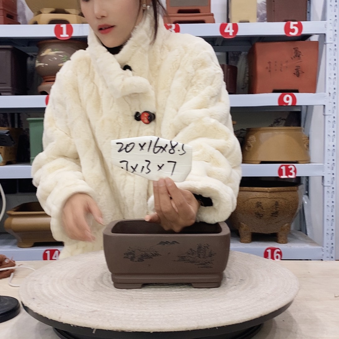 紫砂花盆紫砂花盆