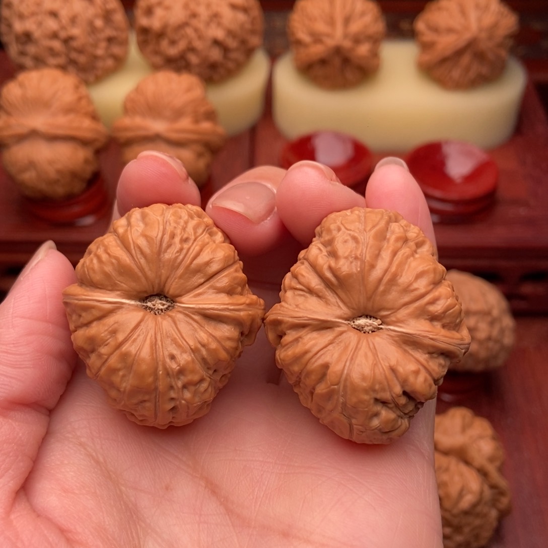 桃核把件老树南瓜墩34