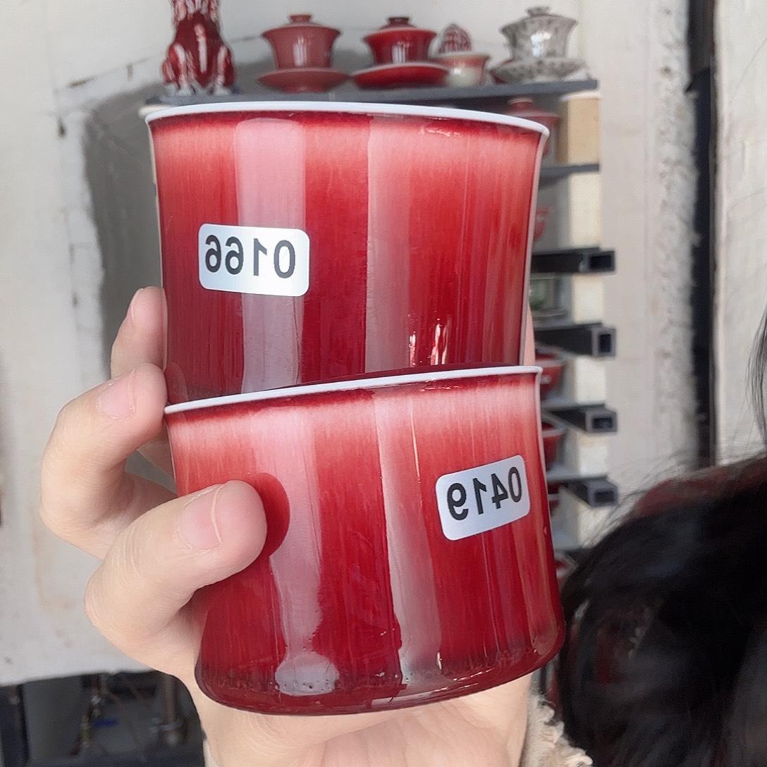 瓷片景德镇郎红陶瓷