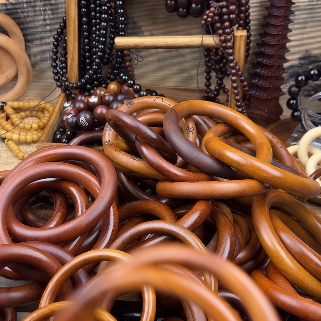 三***月70内径枣木乾坤圈细条