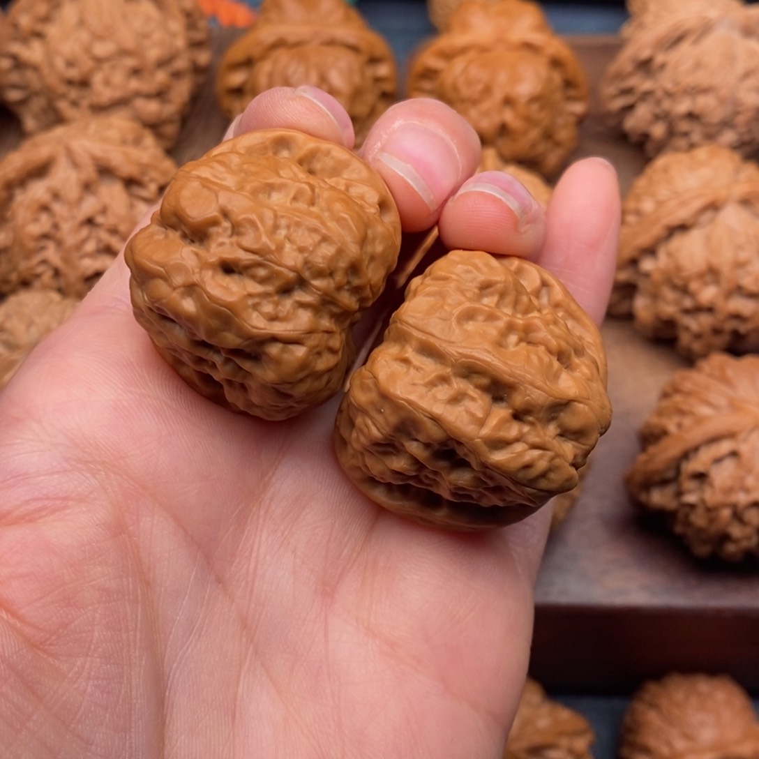 文玩核桃把件34水晶蜡皮肌肉蛙，精配手捻