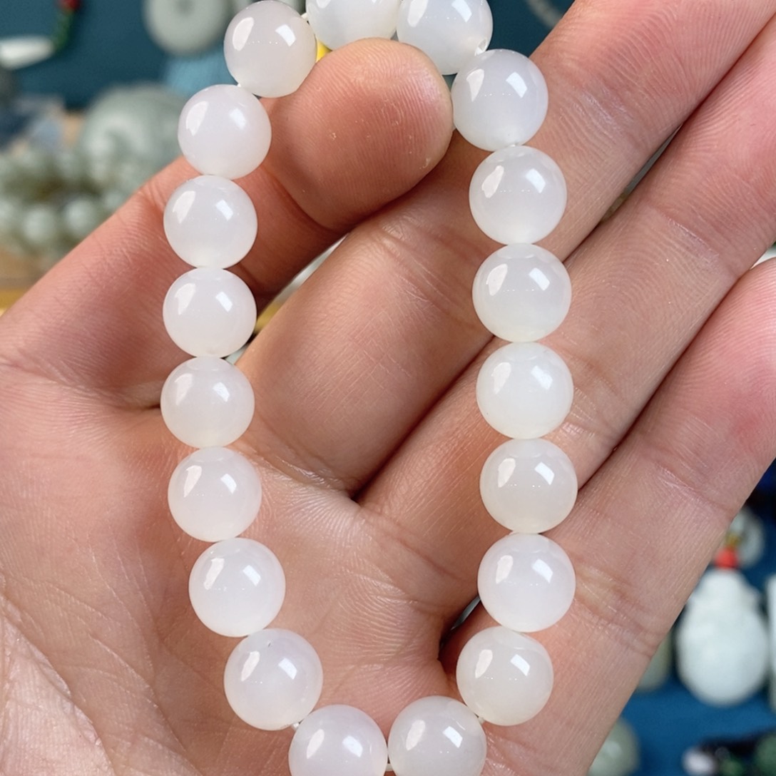 和田玉（糖玉）手链未镶嵌