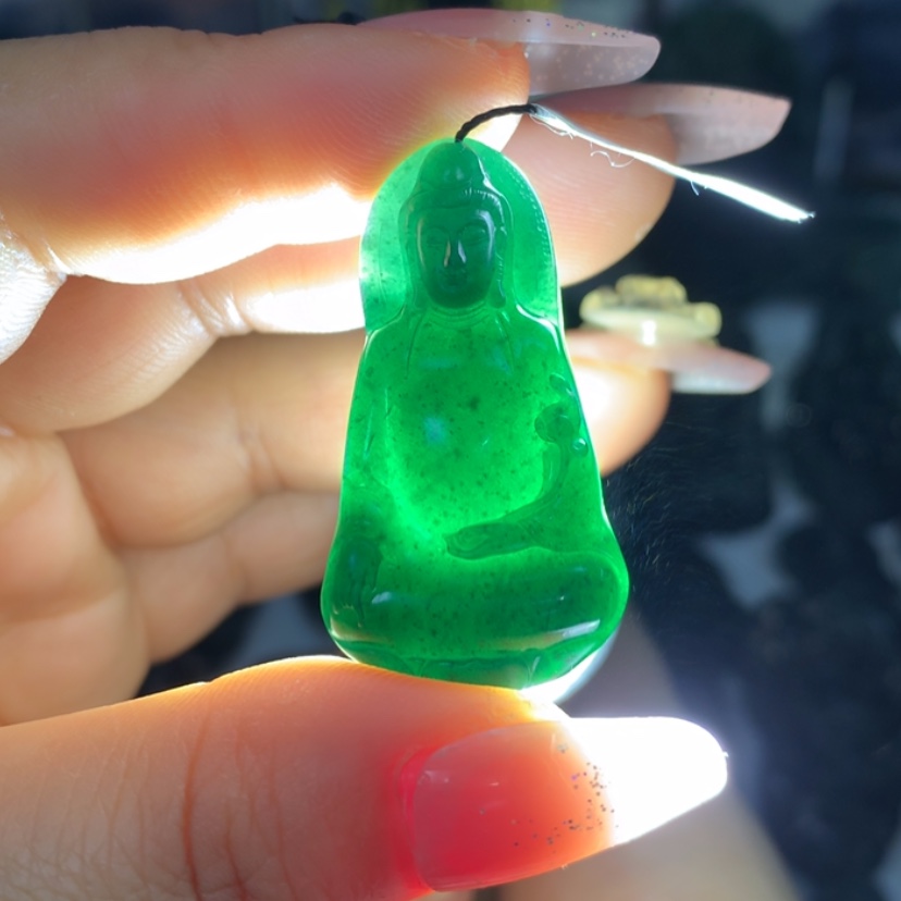 【闪购商品】翡翠颈饰未镶嵌观音