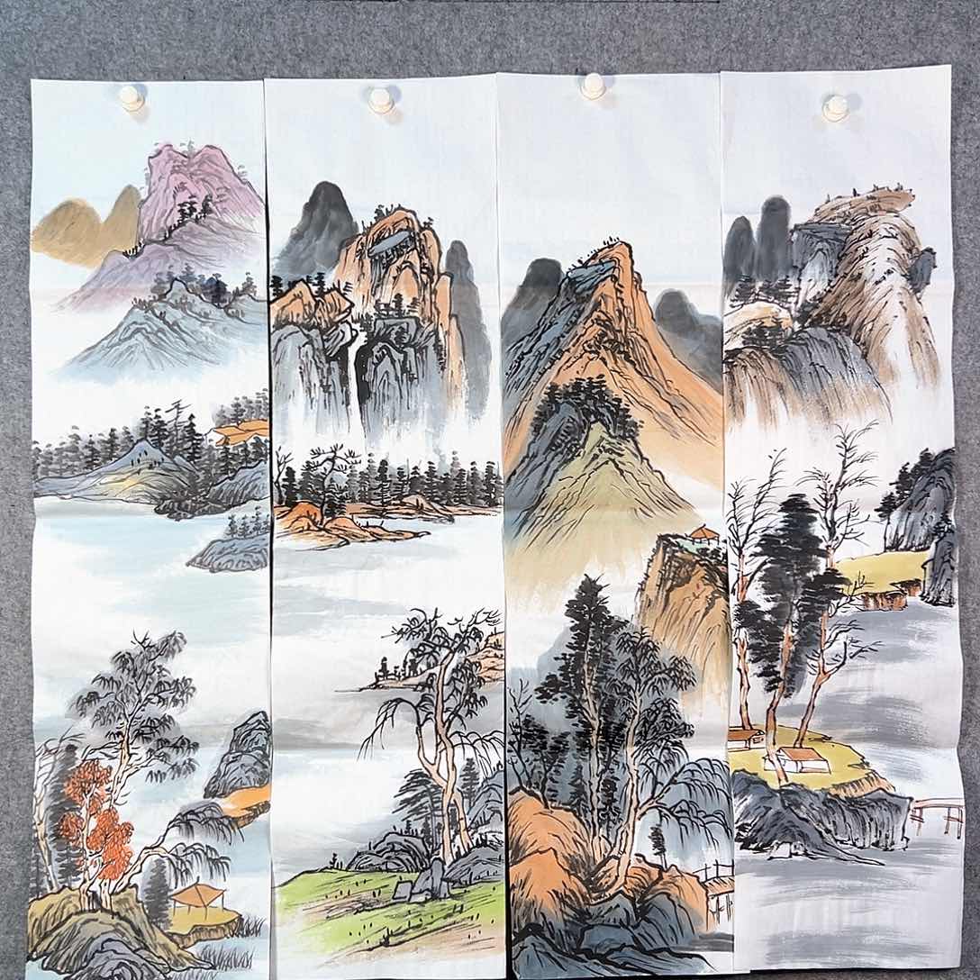 国画379 山水之间有许多相似之