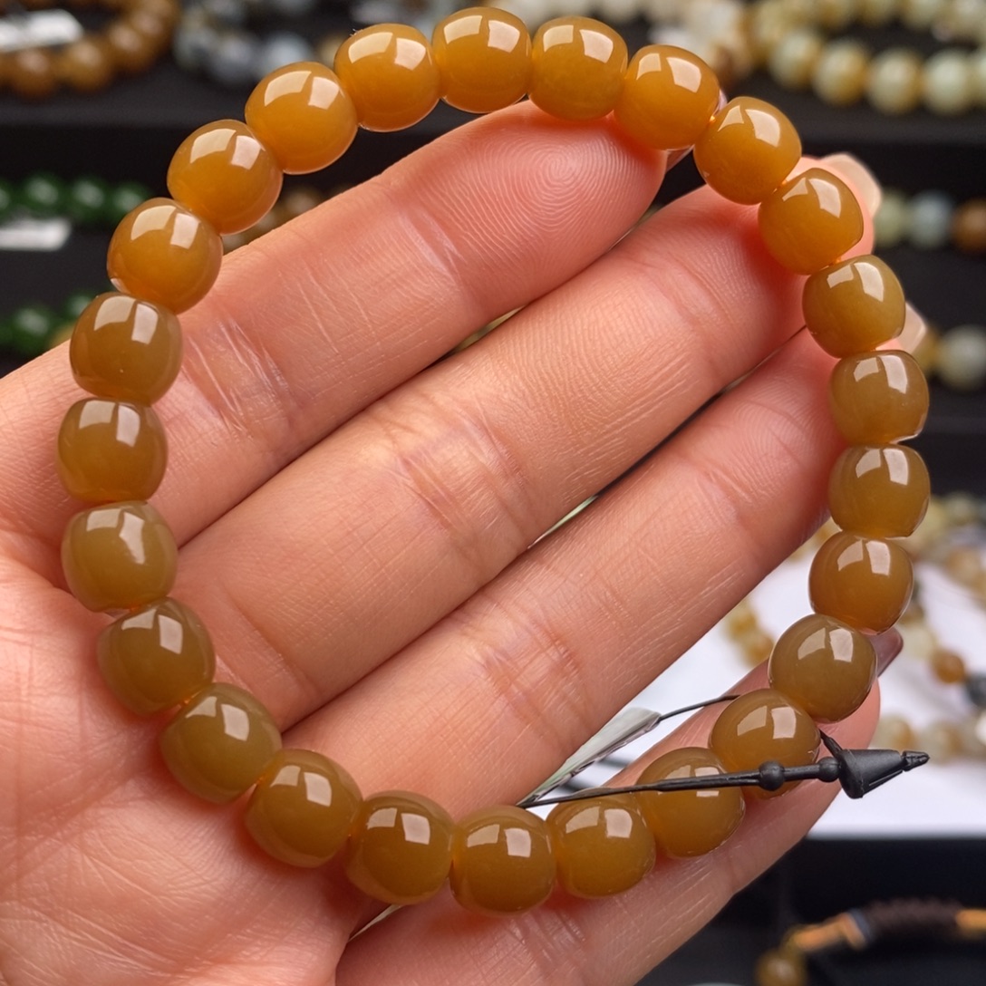 和田玉未镶嵌手串