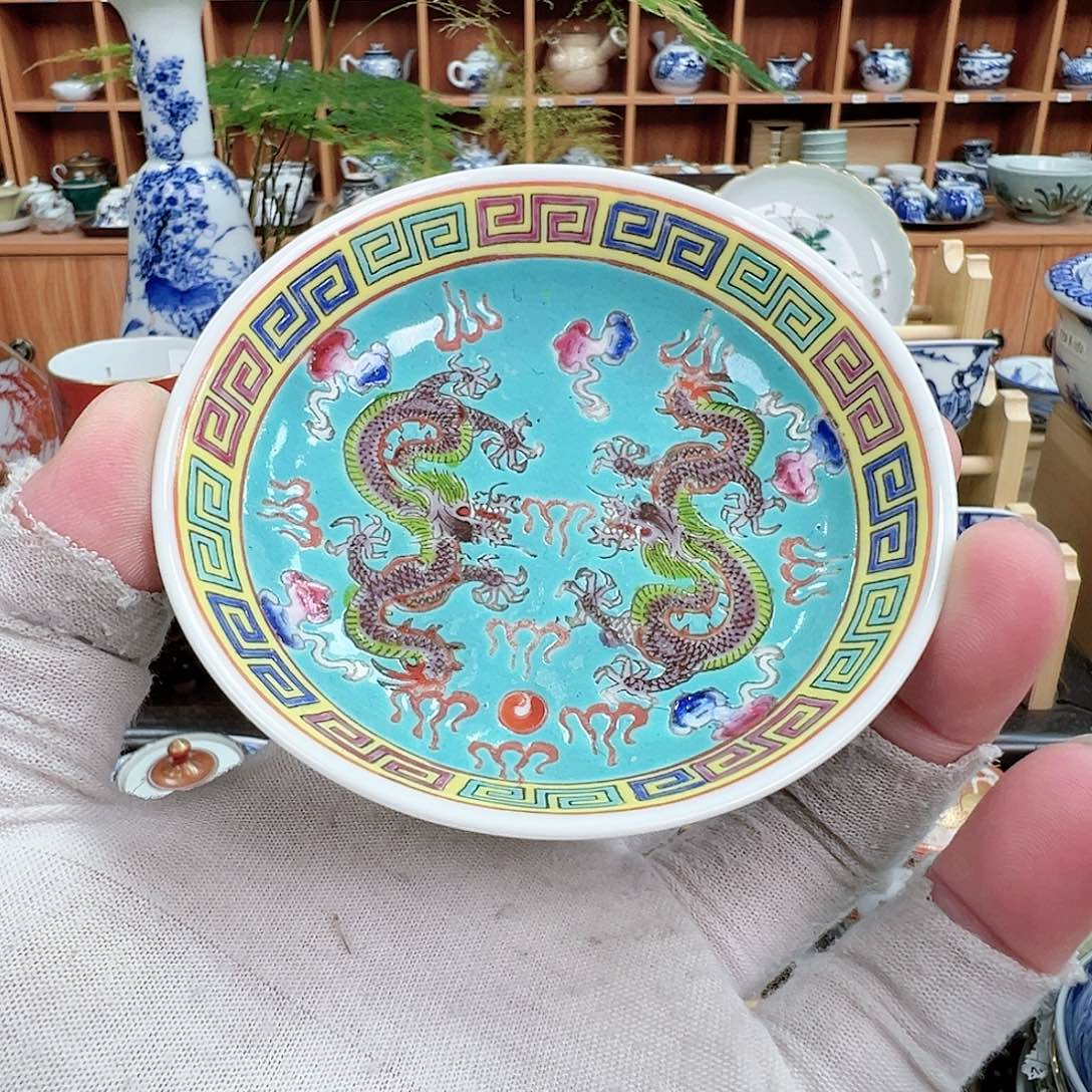 柴窑茶具茶杯盘子