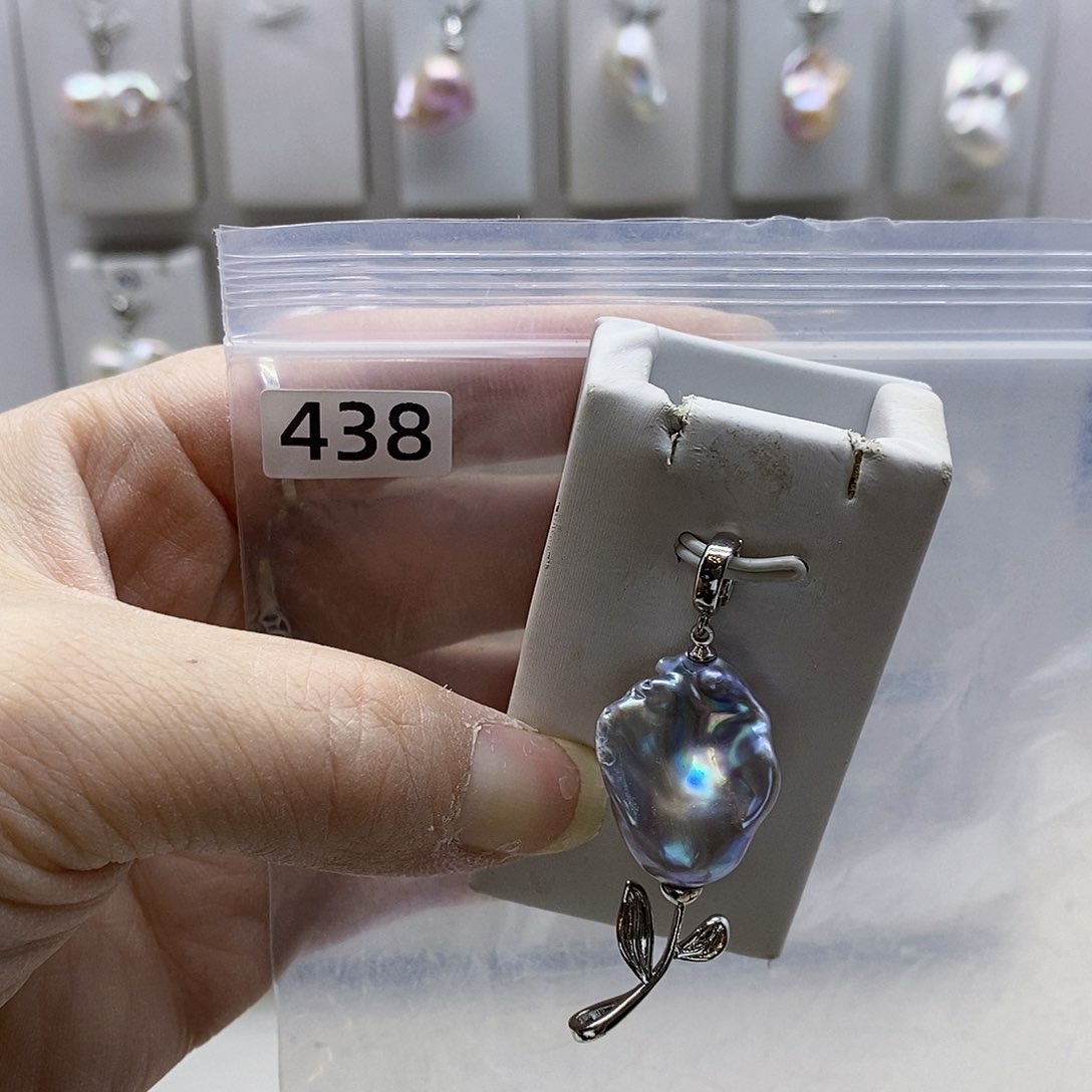 颈饰合金淡水珍珠