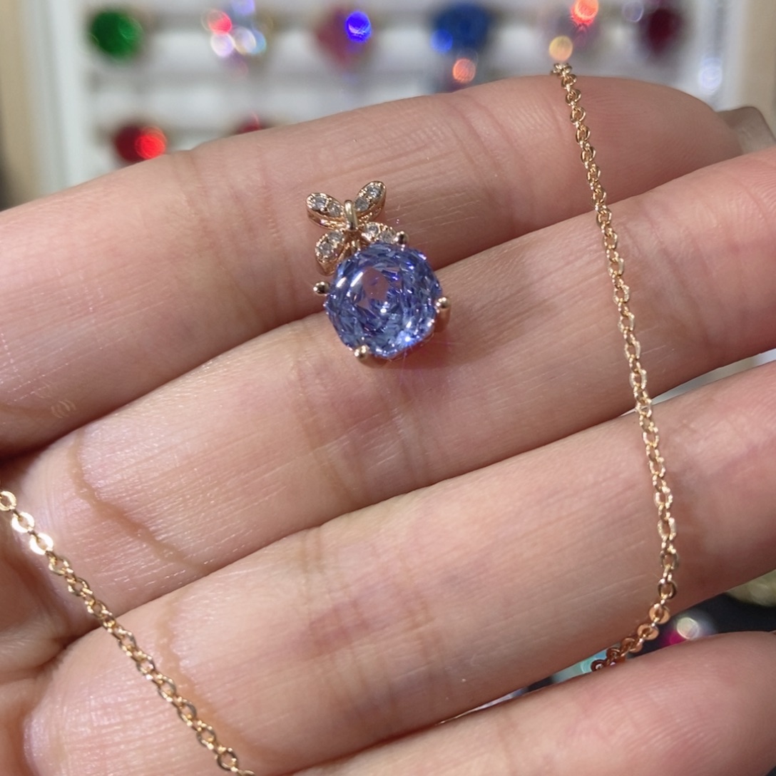 66锆石（处理）吊坠