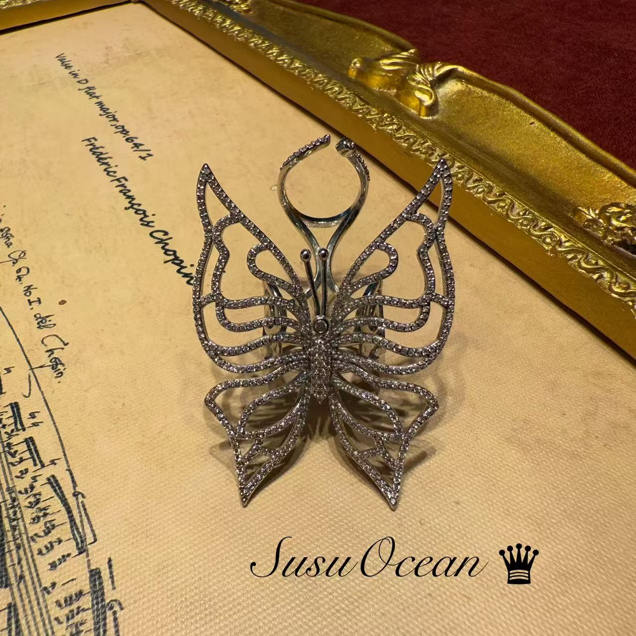 铜合金仿水晶戒指 【1219】SusuOcean经典珍藏