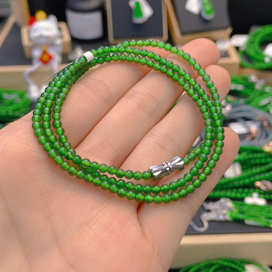 翡翠手链未镶嵌阴***歌项链卡3