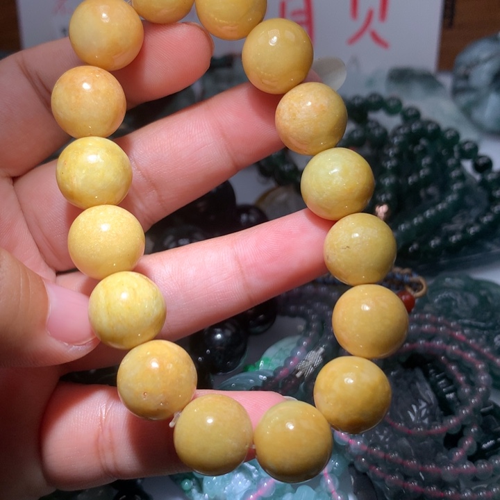 翡翠颈饰未镶嵌保真天然A货翡翠