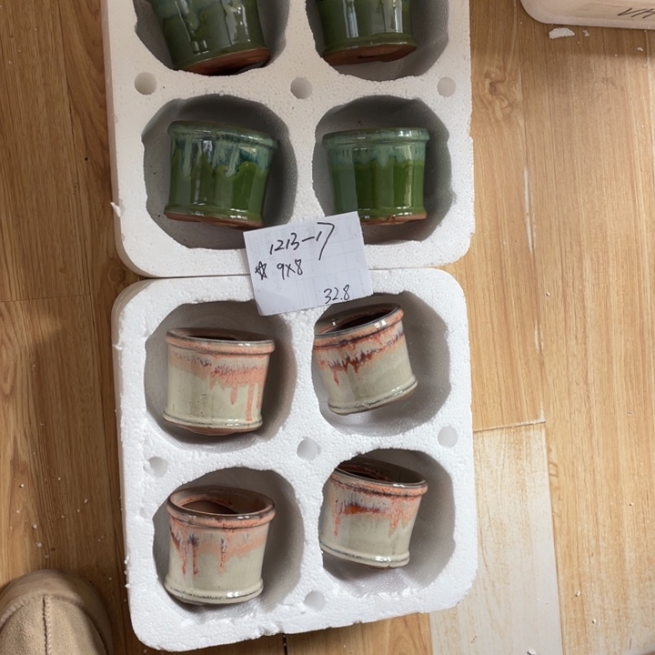 小***！粗陶多肉花盆微瑕17