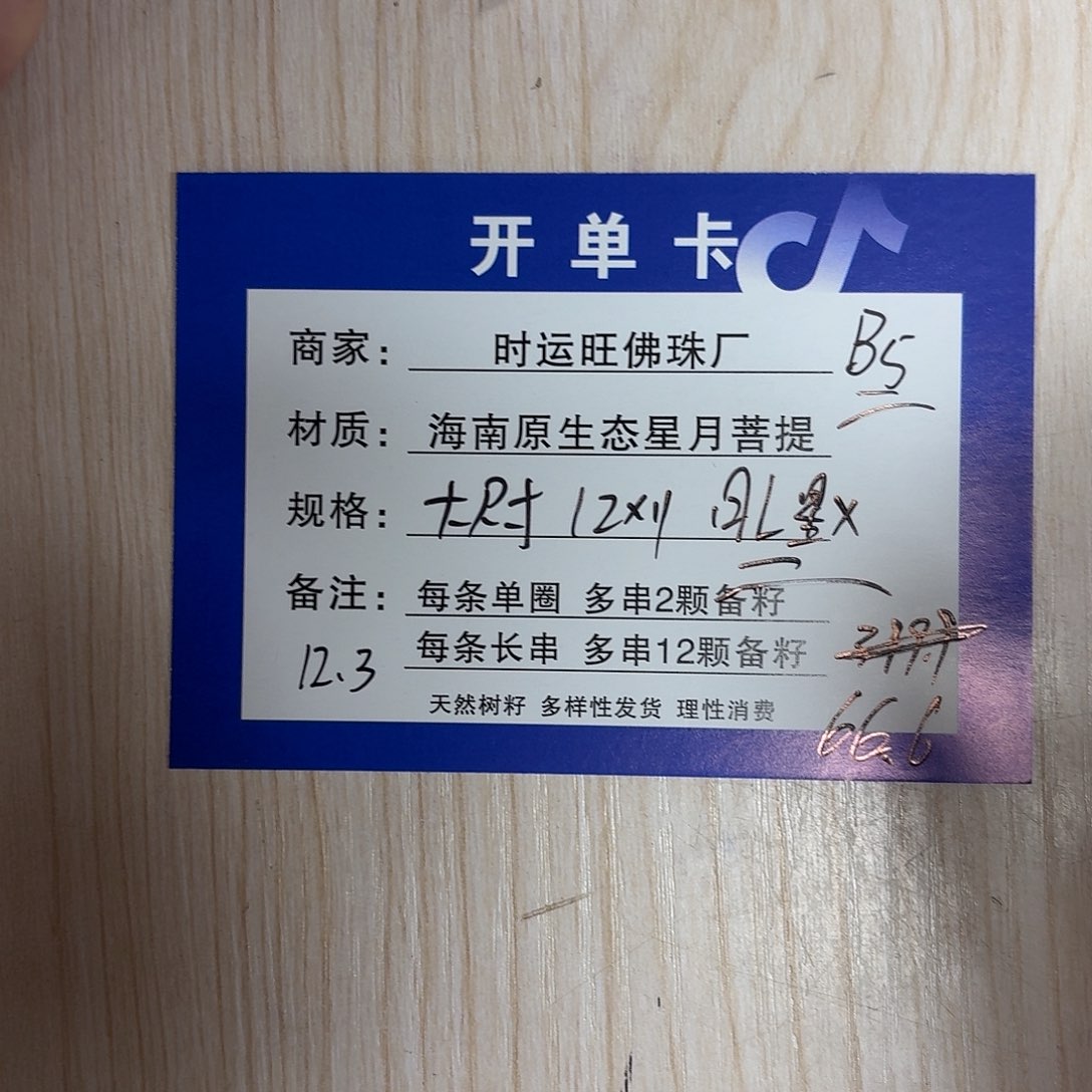 星月菩提手串B5          