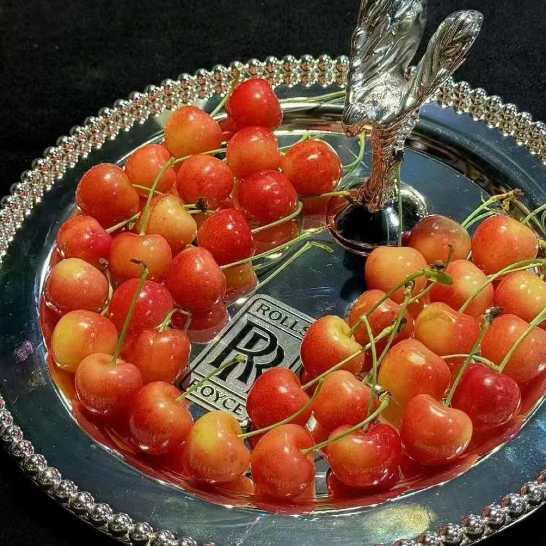 【金车XL小糖豆】海运智利皇家RAINIER净重2斤车厘子包邮内附果径卡智利