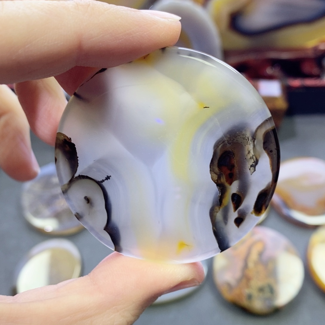 玛瑙/玉髓颈饰未镶嵌编号102