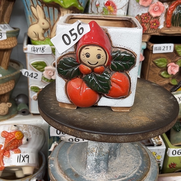 紫砂花盆粗陶材质多肉花盆