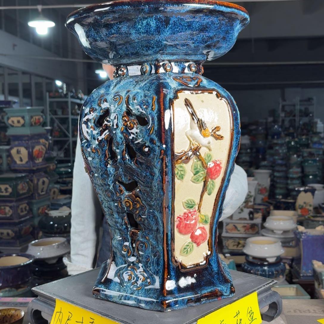 一风堂石湾花盆 面宽30高45