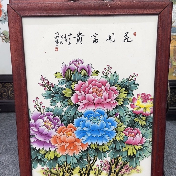 摆件瓷板画瓷板画