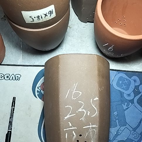 六方一个花泥微瑕