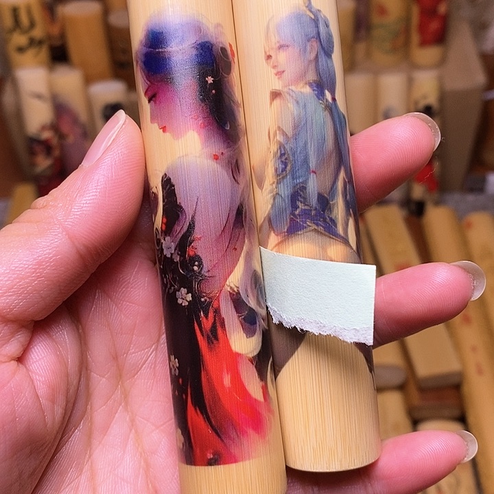 【闪购商品】竹所****光天然实心玉竹手把件