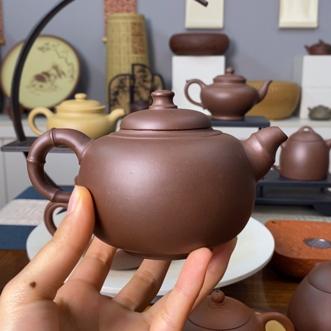 紫砂茶壶绿****）宜兴紫砂260cc