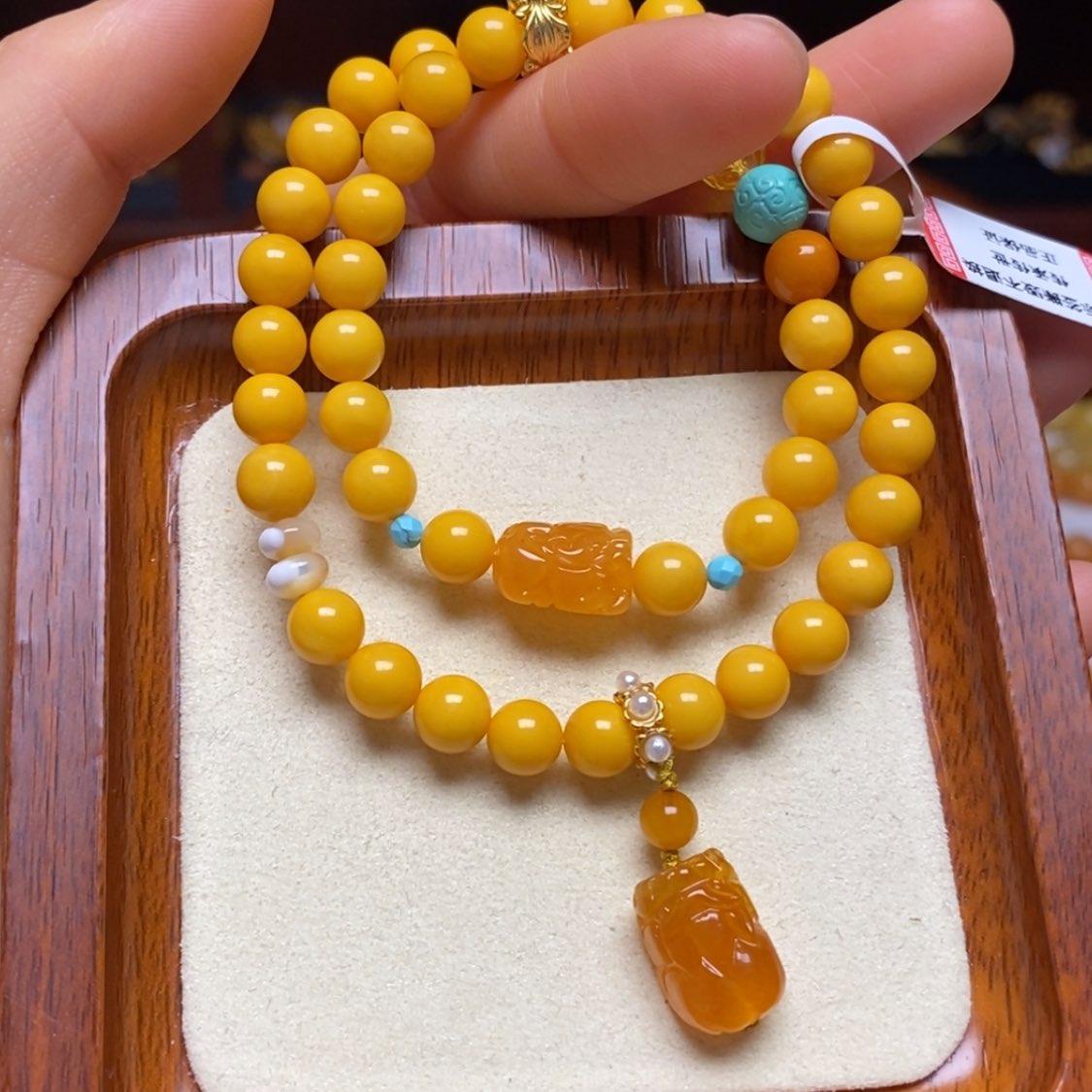 【闪购商品】蜜蜡手链未镶嵌手串