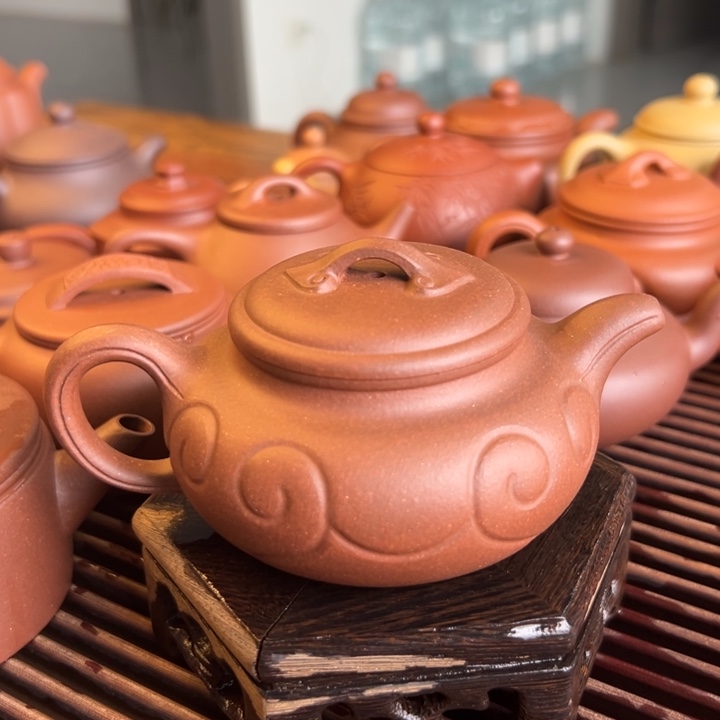 茶案紫砂精工如意仿古200cc