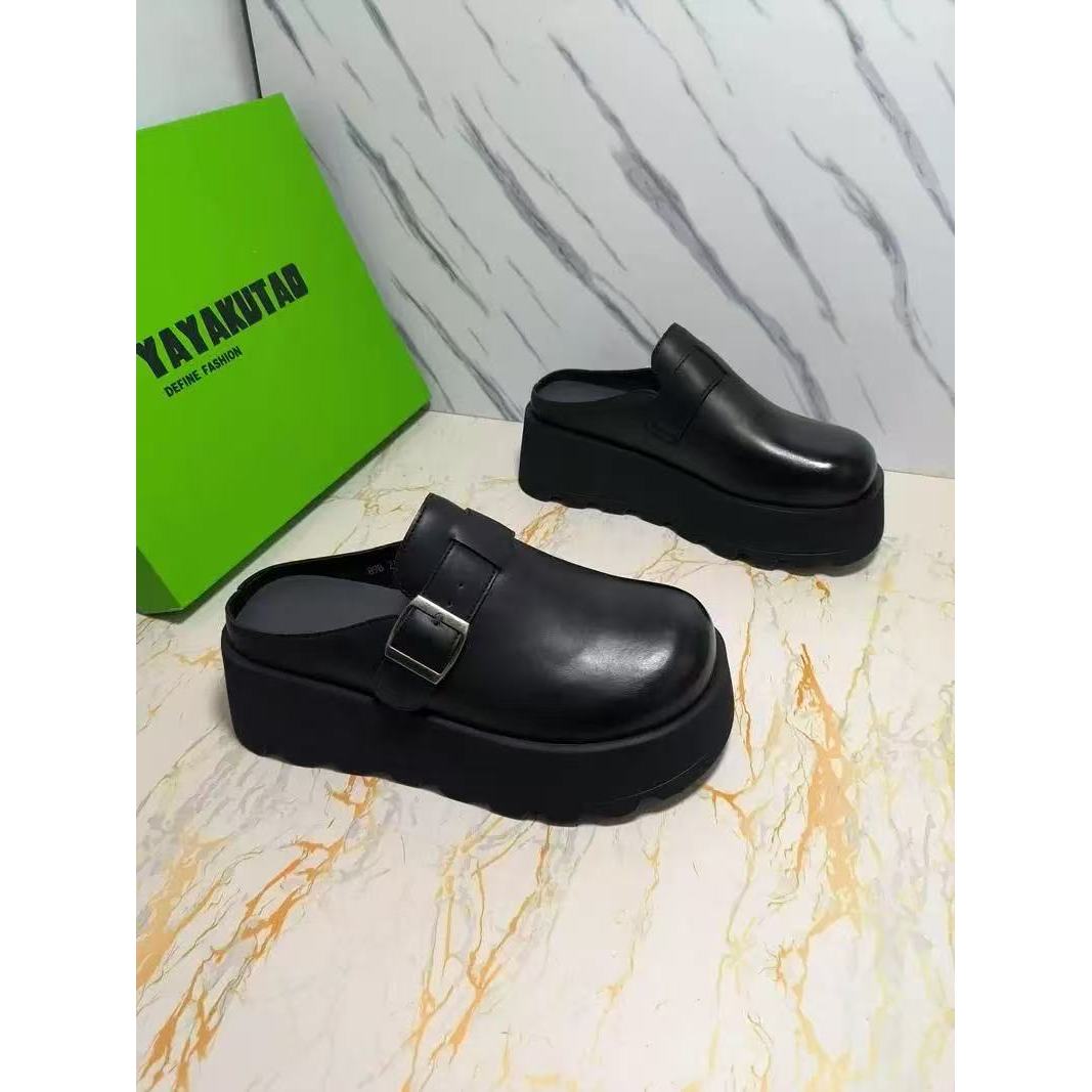 新款气质休闲百搭女士休闲半拖鞋A/AME/202376