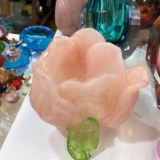 无铅玻璃花瓶高10厘米口径8厘米