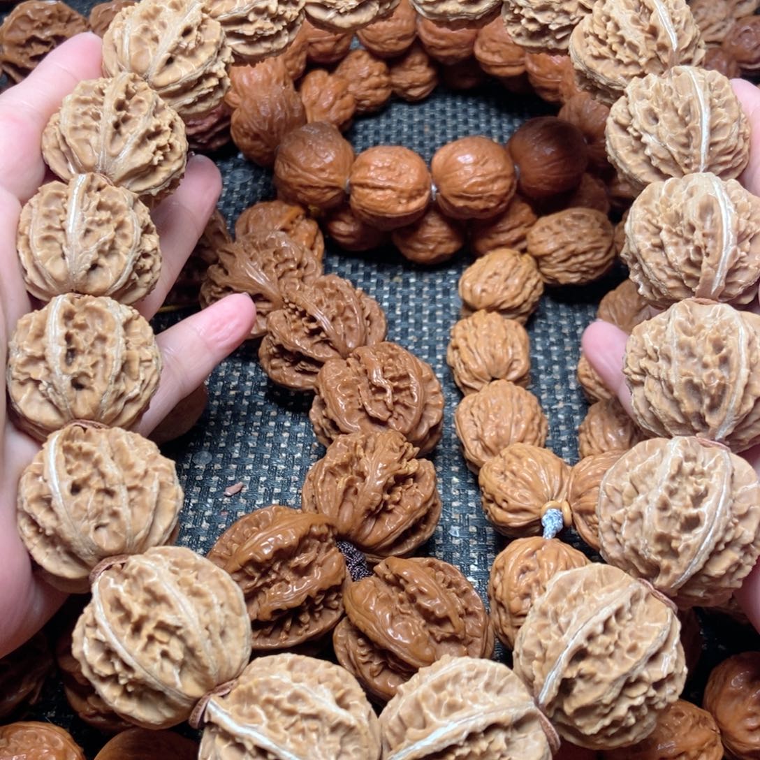 桃核吊坠满天星粗筋手持