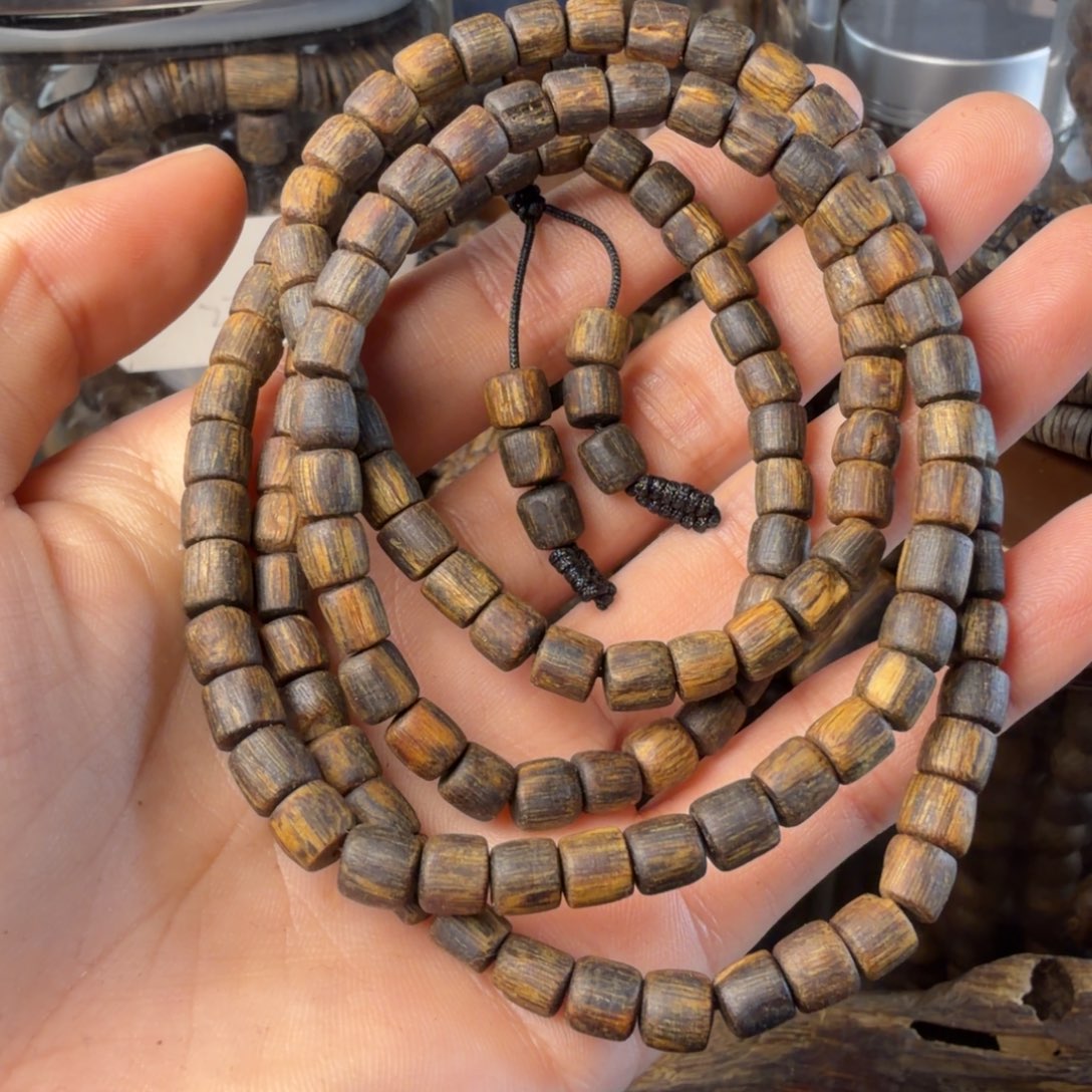 沉香手串沉水陆河19.8g