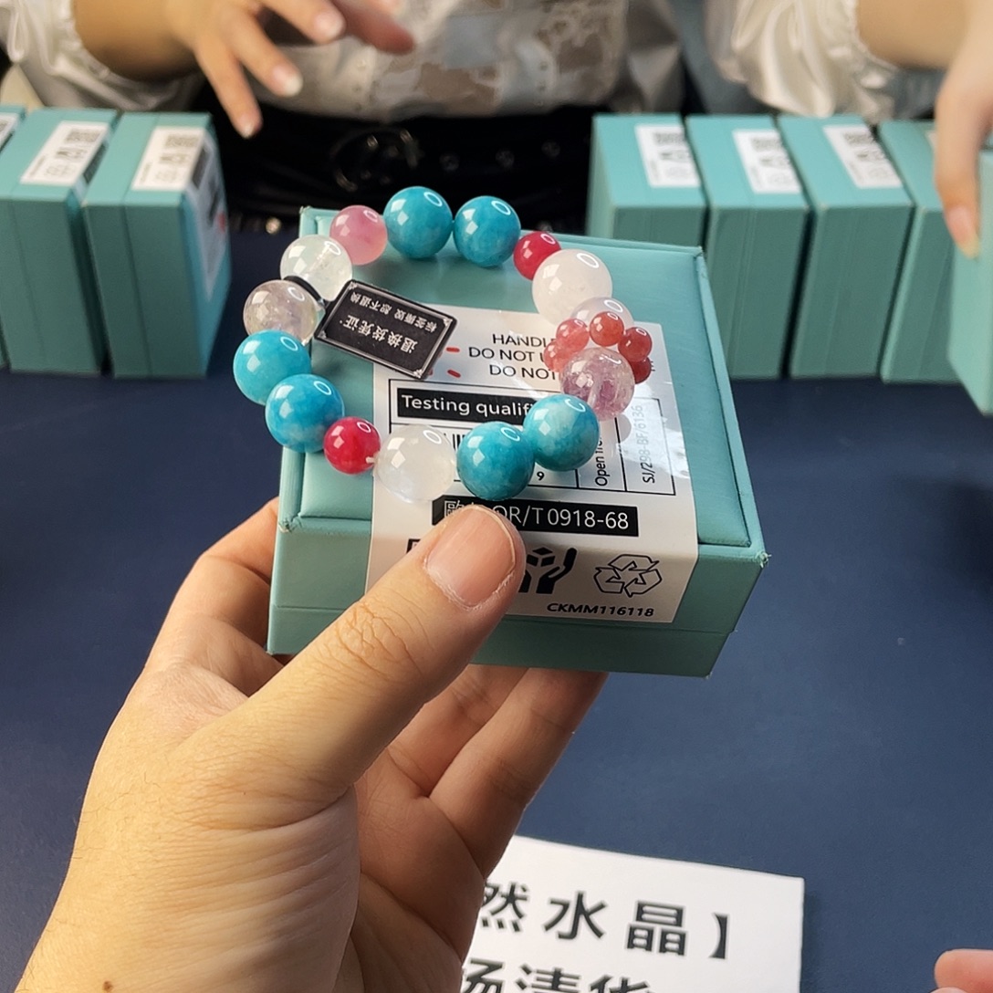 手链银S925镶嵌水晶