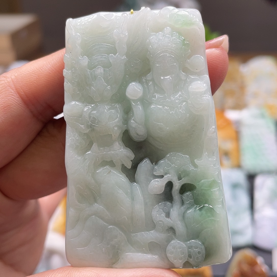 翡翠吊坠(不含链)未镶嵌