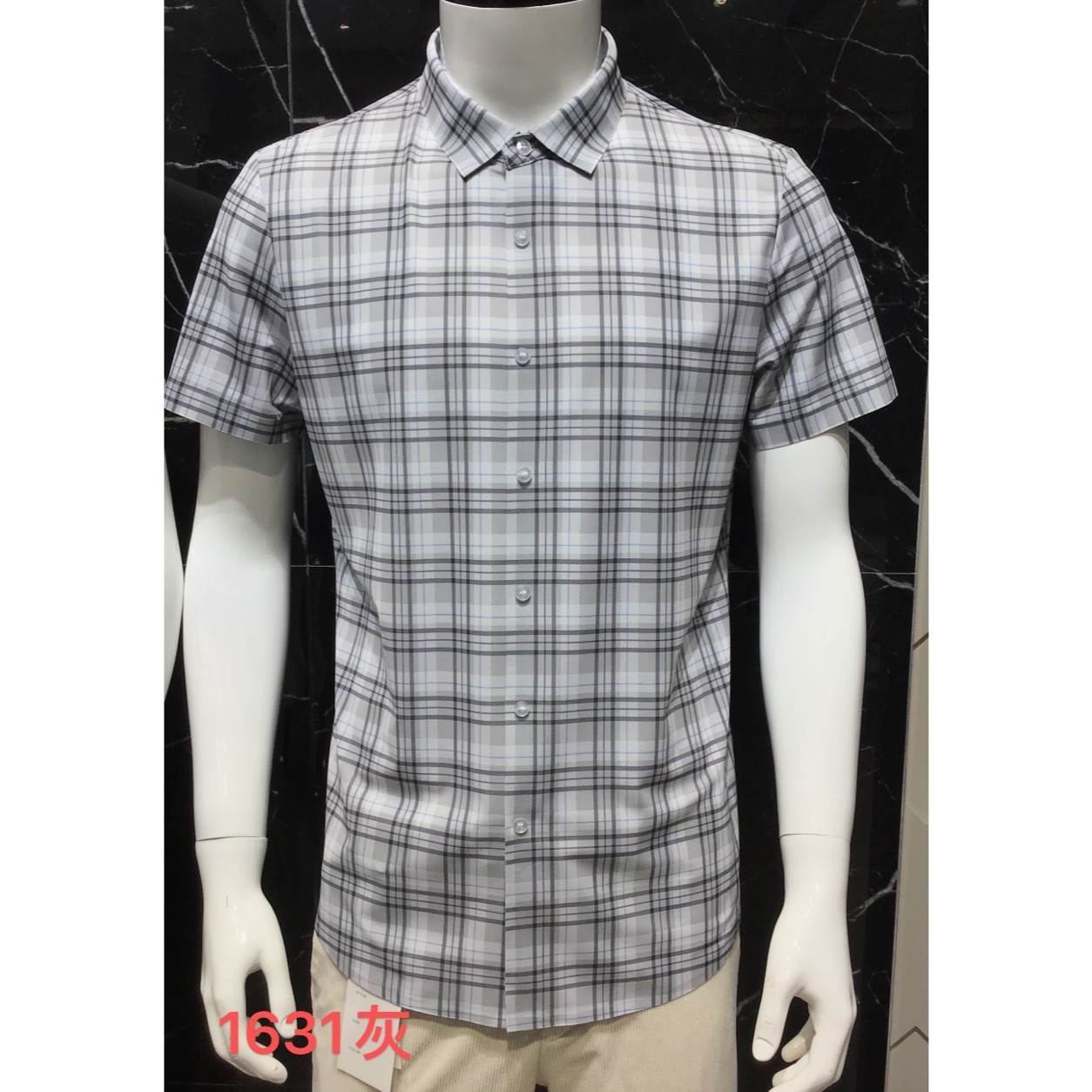 【悠悠专属】夏季新款男士短袖衬衫休闲百搭桑蚕丝衬衣 1631#
