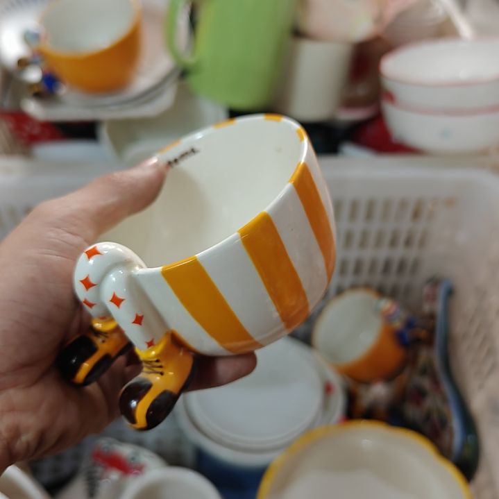 幺***好欧式，陶瓷餐具杯碗盘微瑕介意慎拍