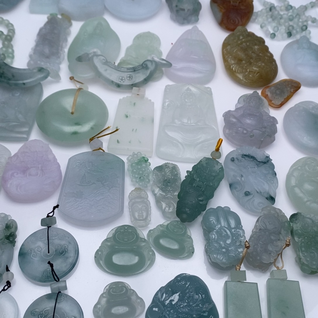 定制翡翠未镶嵌联系客服链接，勿拍！！！