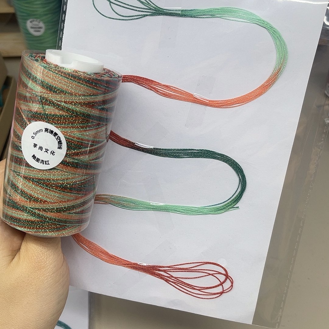 0.5星空段染蜡线100克釉里青红