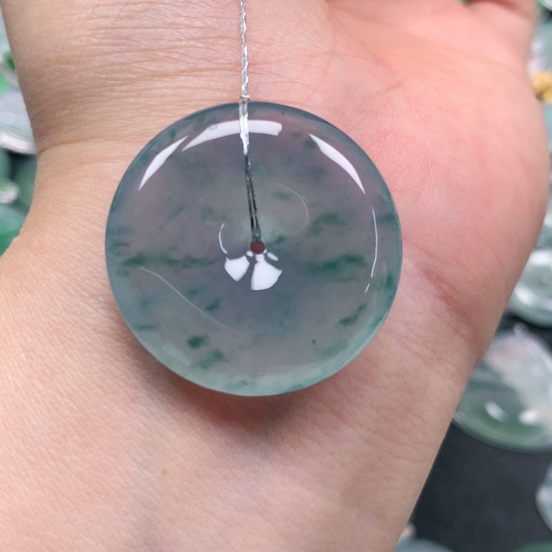 颈饰未镶嵌翡翠天然翡翠