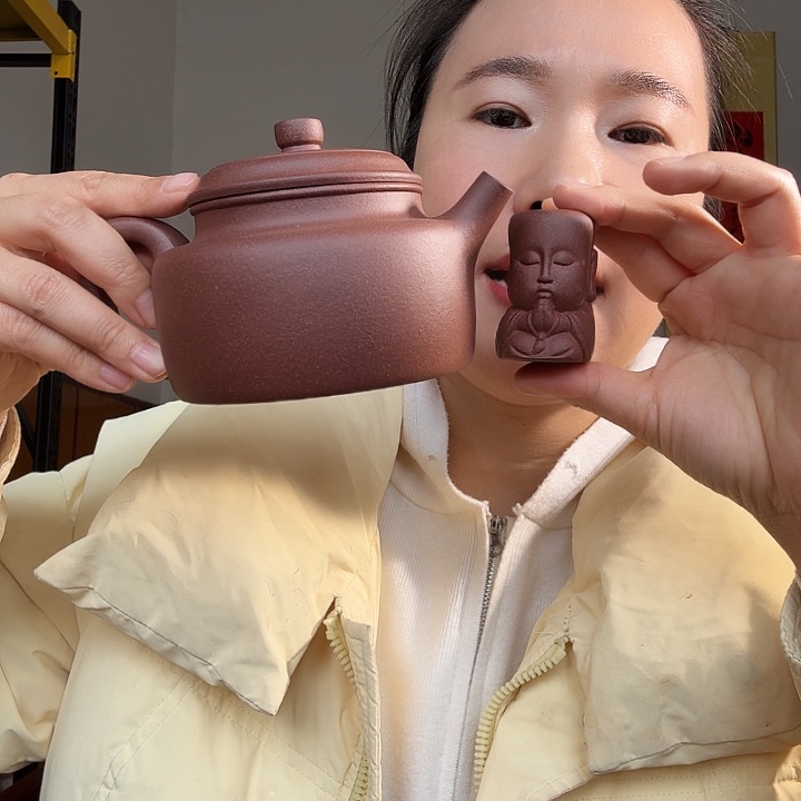 茶壶紫砂紫泥德中450cc