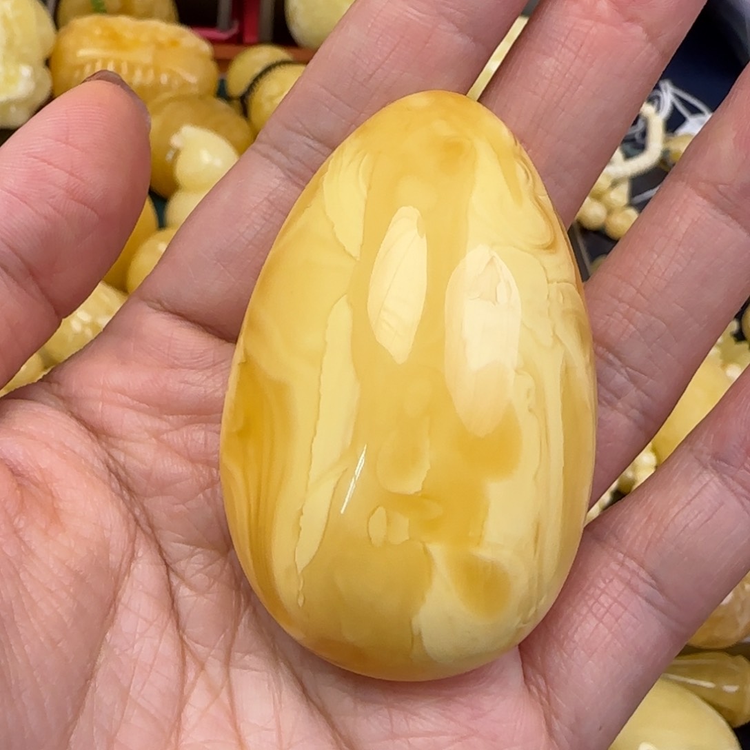 蜜蜡颈饰未镶嵌天然蜜蜡