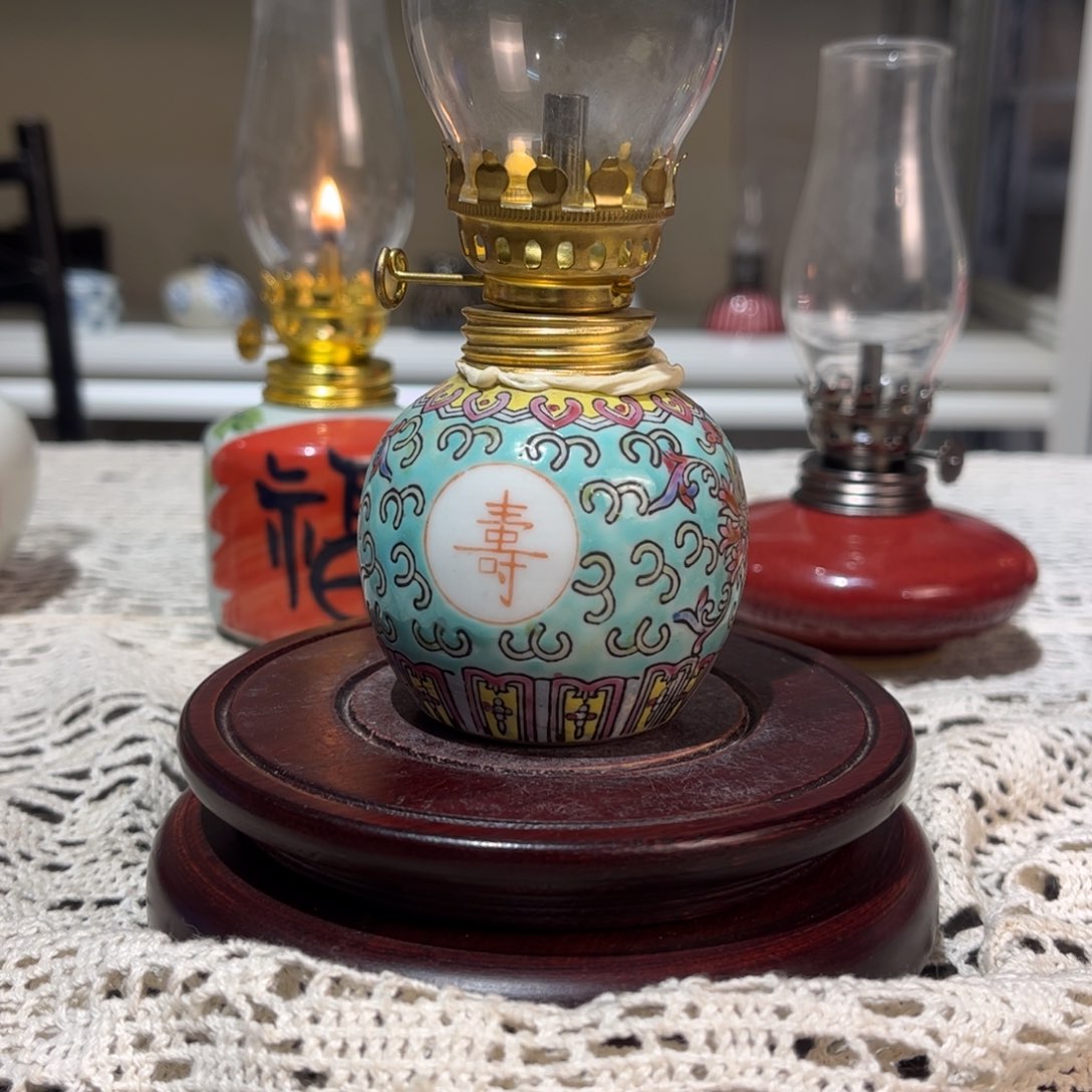 摆件景德镇陶瓷香薰灯