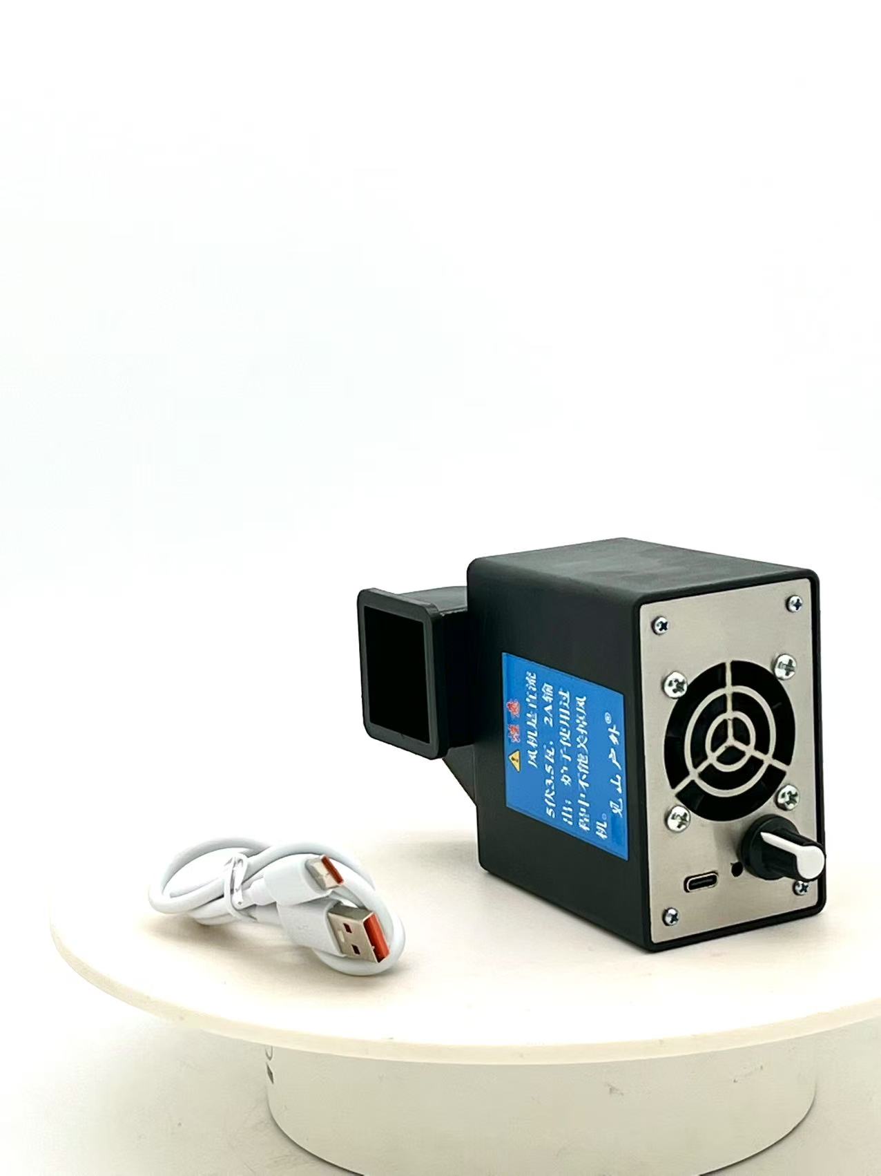 见山户外柴火炉风机外壳(赠送4056风机，无极调速器，电源线端口)