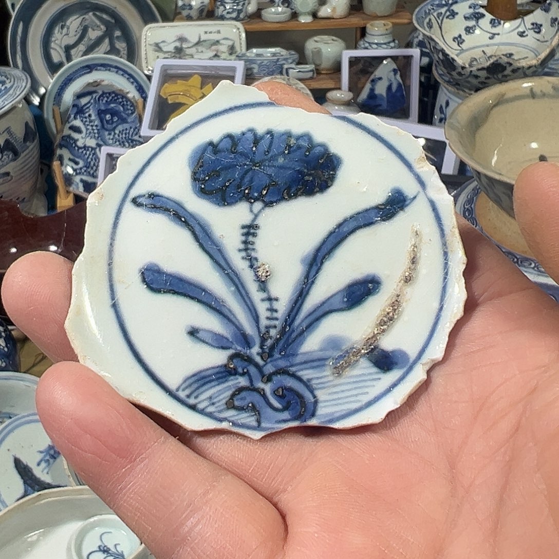 游***鹤瓷片瓷片标本，全场包邮