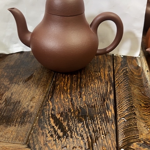 紫砂茶壶老紫泥思婷200c c