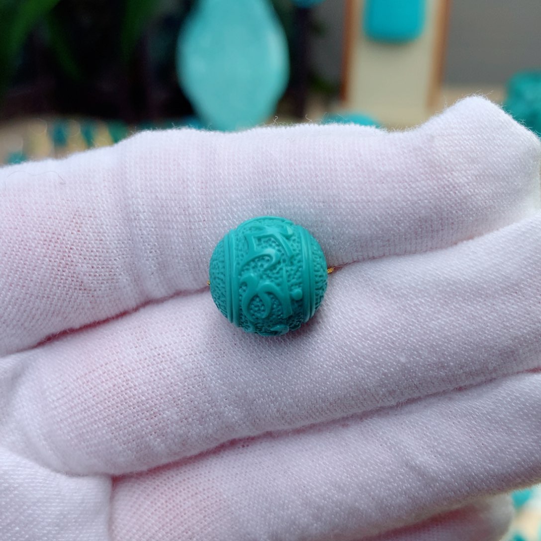 绿松石未镶嵌珠宝半成品