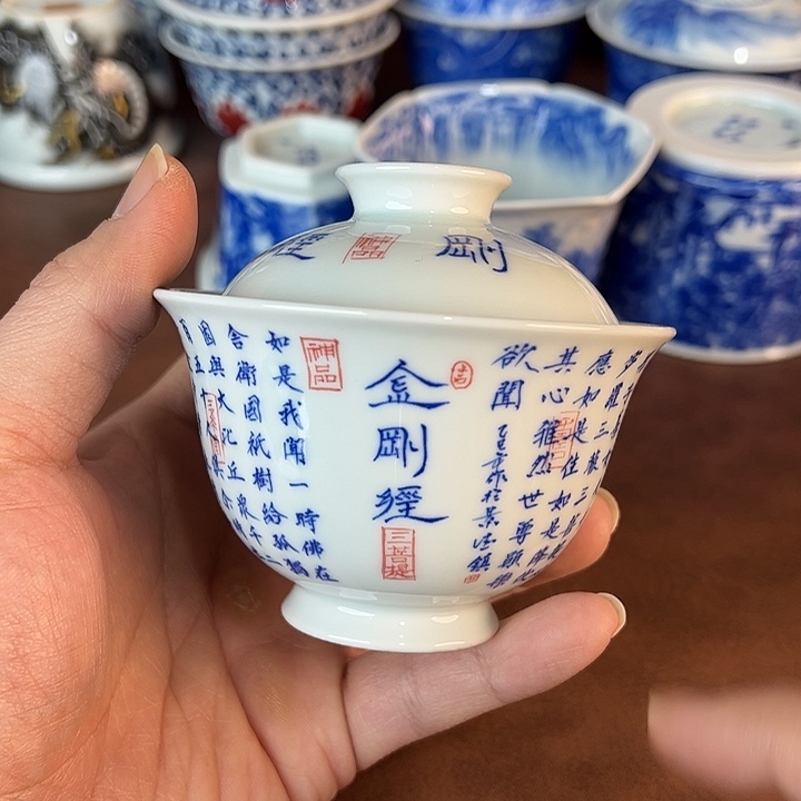 瓷片景德镇全手工手绘陶瓷