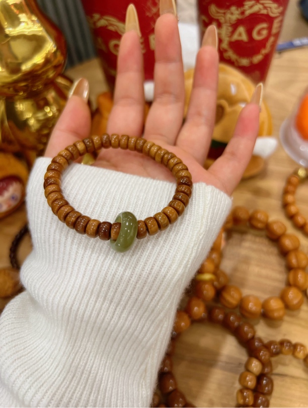 库克药片搭配跑环文玩手串