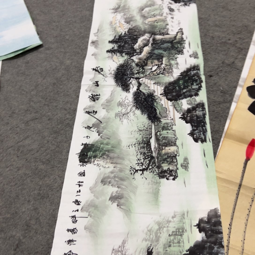 国画国画作品画心一张