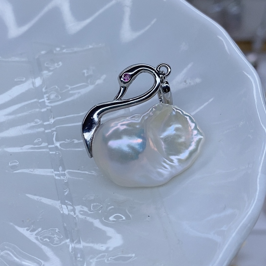 淡水珍珠吊坠(不含链)未镶嵌